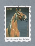 Stamps : Africa : Benin :  Caballo