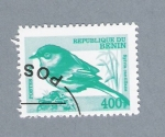 Stamps Benin -  Pajarito