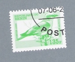 Stamps Benin -  Pajarito