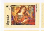 Stamps : Europe : Spain :  Edifil  3929  La musica  " Obras del pintor Goyo Domínguez, pertenecientes a la serie  " La Müsica "