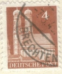 Stamps Germany -  pi ALEMANIA monumentos 1948 4