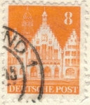 Stamps Germany -  pi ALEMANIA monumentos 1948 8
