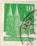 Stamps Germany -  pi ALEMANIA monumentos 1948 10 2