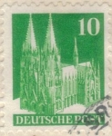 Sellos de Europa - Alemania -  pi ALEMANIA monumentos 1948 10 3