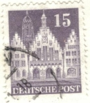 Stamps Germany -  pi ALEMANIA monumentos 1948 15