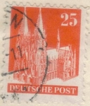 Sellos de Europa - Alemania -  pi ALEMANIA monumentos 1948 25