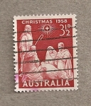 Stamps : Oceania : Australia :  Navidad 1958