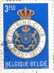 Stamps Belgium -  pi BELGICA 1971 touring-club 3f50
