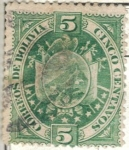 Stamps Bolivia -  pi BOLIVIA 5c