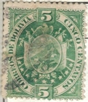 Sellos de America - Bolivia -  pi BOLIVIA 5c