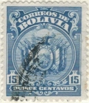 Stamps Bolivia -  pi BOLIVIA 15c