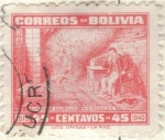 Stamps Bolivia -  pi BOLIVIA nogales 45c