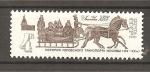 Stamps : Europe : Russia :  Retrospectiva de transportes moscovitas.