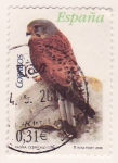 Stamps : Europe : Spain :  Fauna: Cernicalo común