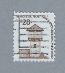 Stamps United States -  Remote Outpost New Nation Building Westward
