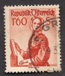 Stamps Austria -  Trajes Regionales