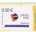 Sellos de Europa - Espa�a -  Edifil  SH 3943 A  Exposición Mundial de Filatelia Juvenil ESPAÑA 2002  Salamanca  