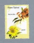 Stamps : America : Uruguay :  Flores típicas. Flor de Ceibo
