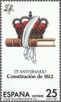 Stamps Europe - Spain -  175 aniversario de la constitucion de 1812