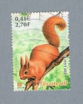 Stamps France -  Ardilla