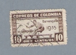 Stamps Colombia -  III Olimpiadas. Barranquilla