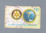Stamps Chile -  75 años Rotary Internacional