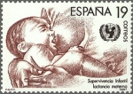 Stamps Spain -  supervivencia infantil.