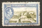 Stamps Bahamas -  george VI, fuerte Charlotte