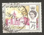 Sellos de America - Bermudas -  elizabeth II, hotel de la ciudad de hamilton 