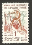 Stamps : Africa : Mauritania :  abrevadero