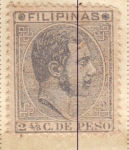 Sellos de Asia - Filipinas -  Alfonso XII