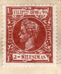 Sellos del Mundo : Asia : Philippines : Alfonso XIII 1898-99