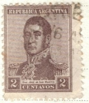 Sellos del Mundo : America : Argentina : ARGENTINA 1917 (MT214) San Martin 2c