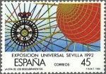 Stamps Spain -  exposicion universal de sevilla