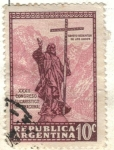 Stamps Argentina -  ARGENTINA 1934 (359) 1er Congreso Eucaristico Internacional 10c
