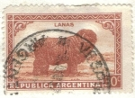 Stamps Argentina -  ARGENTINA 1935 (377) Emision definitiva. Proceres y Riquezas Nacionales I - Lanas 30c 2
