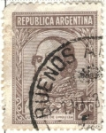 Stamps Argentina -  ARGENTINA 1935 (MT365) Emision definitiva. Proceres y riquezas Nacionales I - Urquiza 2c