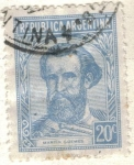 Stamps Argentina -  ARGENTINA 1935 (MT372) Emision definitiva. Proceres y riquezas Nacionales I - Juan Martin Guemes 20c