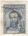 Sellos de America - Argentina -  ARGENTINA 1935 (MT372) Emision definitiva. Proceres y riquezas Nacionales I - Juan Martin Guemes 20c