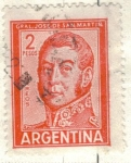 Stamps Argentina -  ARGENTINA 1959 (MT404) IIserie de Proceres y Riquezas Nacionales 2p