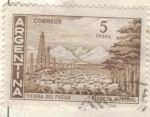Stamps Argentina -  ARGENTINA 1959 (MT605) IIserie de Proceres y Riquezas Nacionales 4p