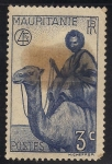 Stamps Mauritania -  JINETE DE CAMELLOS.
