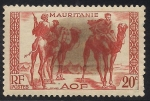 Stamps : Africa : Mauritania :  MAURIS EN CAMELLO.
