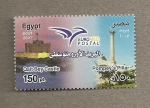 Stamps Egypt -  Columna de Pompeyo, Castillo de Qait Bey