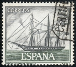 Stamps Spain -  Barcos