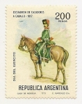 Stamps Argentina -  Escuadrón de Cazadores a Caballo 1817