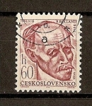 Stamps : Europe : Czechoslovakia :  Aniversario de Celebridades Nacionales