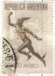 Stamps America - Argentina -  ARGENTINA 1940 (MT21) Correo Aereo - Emision definitiva 50c