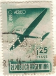 Stamps Argentina -  ARGENTINA 1940 (MT23) Correo Aereo - Emision definitiva 1.25c