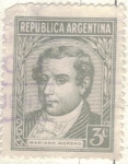 Sellos de America - Argentina -  ARGENTINA 1946 (MT463) Efigie de Mariano Moreno 3c 3